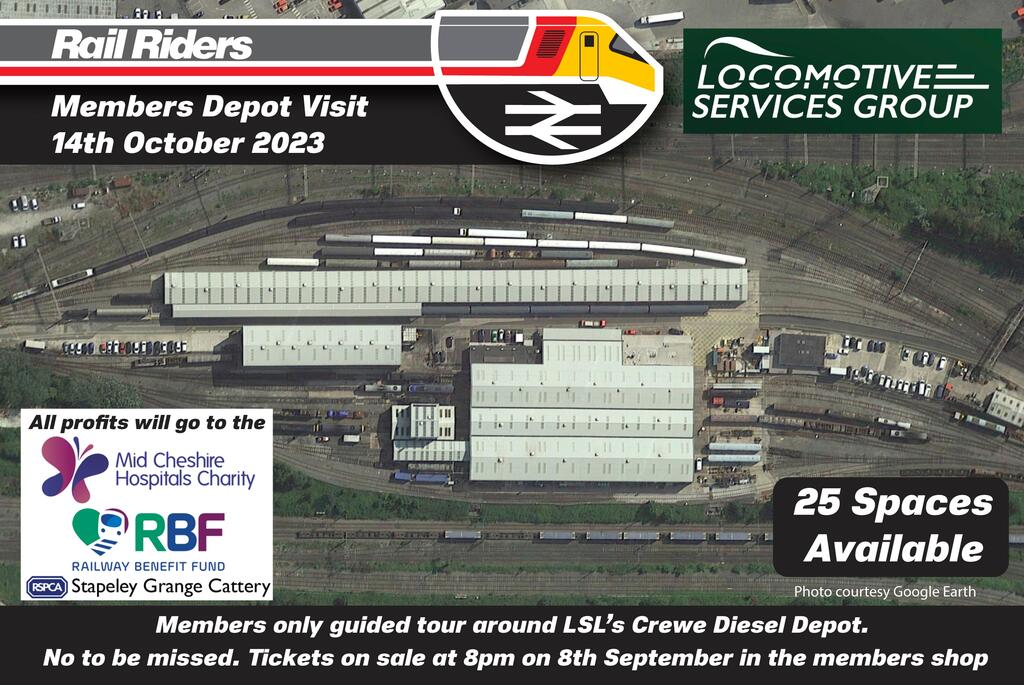 LSL Crewe Diesel Depot Visit 14th October 2023