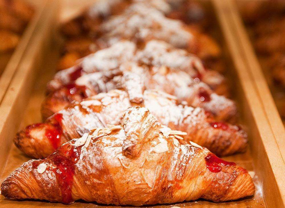 Fresh croissant baked daily