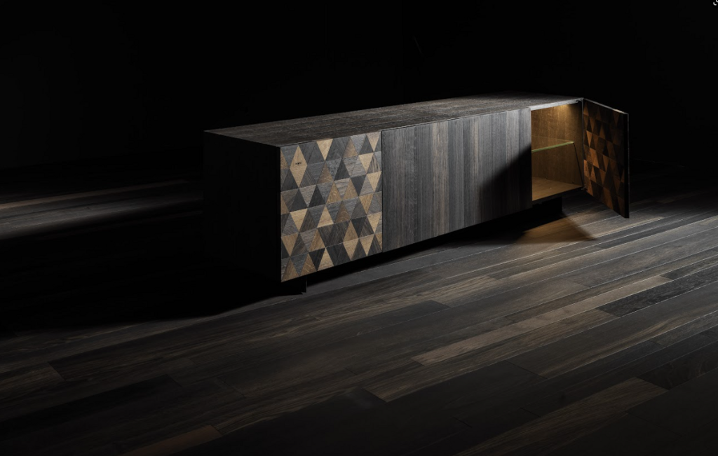 TRIGONO FOSSIL OAK CABINET by TEÚKHŌ