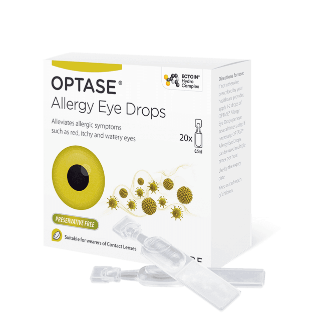 OPTASE Allergy Eye Drops - Single dose units x 20
