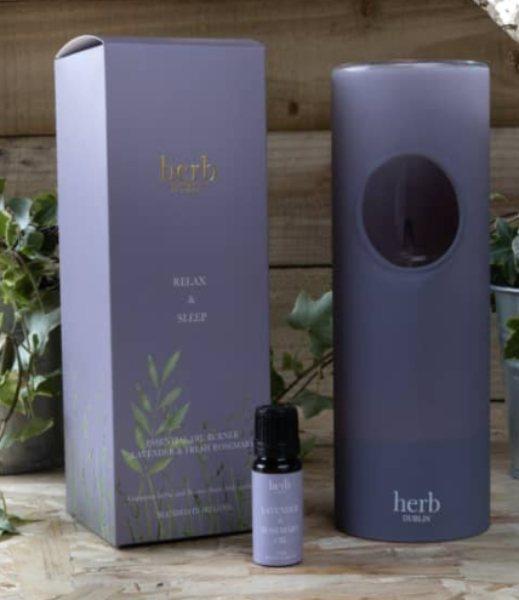 Herb Dublin Lavender Oil Burner Set