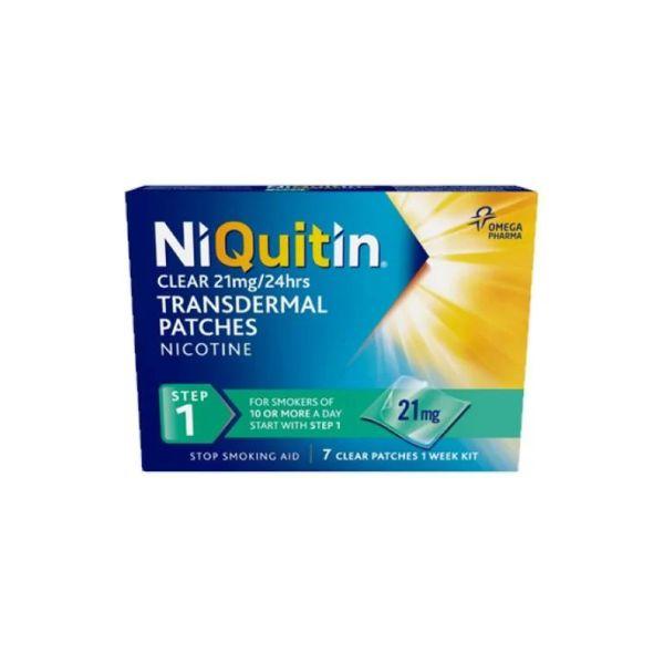 NiQuitin Clear Patch Step 1 - 21mg-7 Days