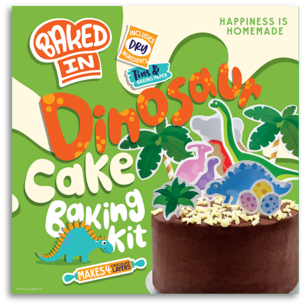 Baked In Dinosaur Cake Kit