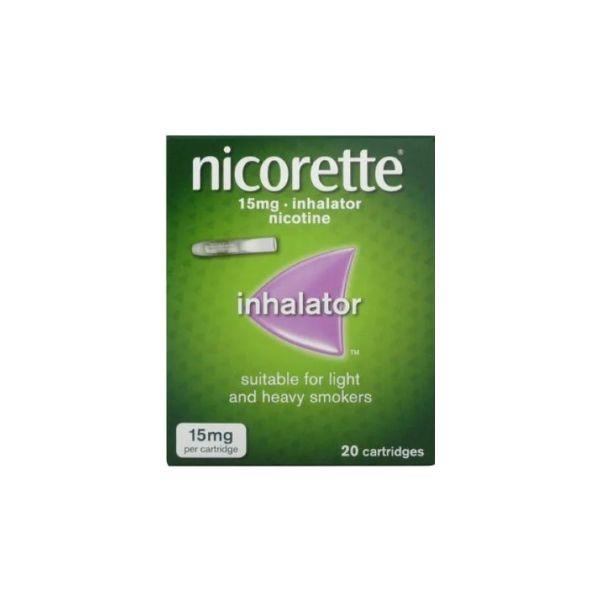 Nicorette 15mg Inhaler Nicotine Cartridges - 20 Cartridges