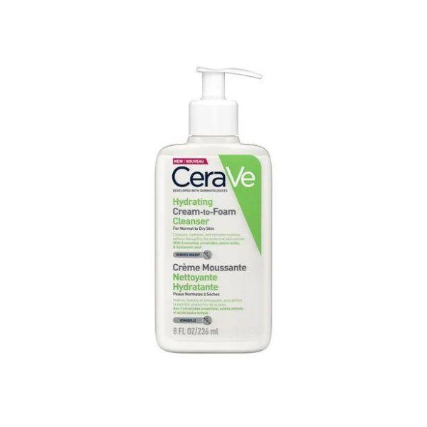 CeraVe Hydrating Cream-To-Foam Cleanser  - 236ml