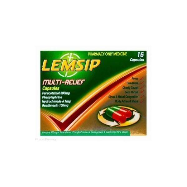 Lemsip Multi Relief Capsules 16s