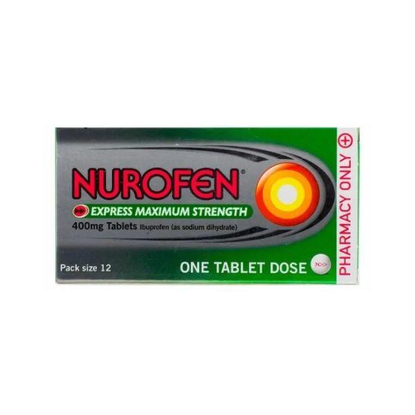 Nurofen Express Maximum Strength 400mg - 12 Tablets