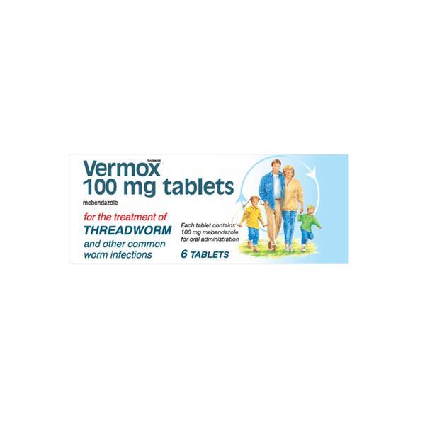 Vermox Tablets for Worms