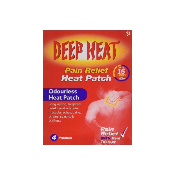 Deep Heat Patches-4 pack