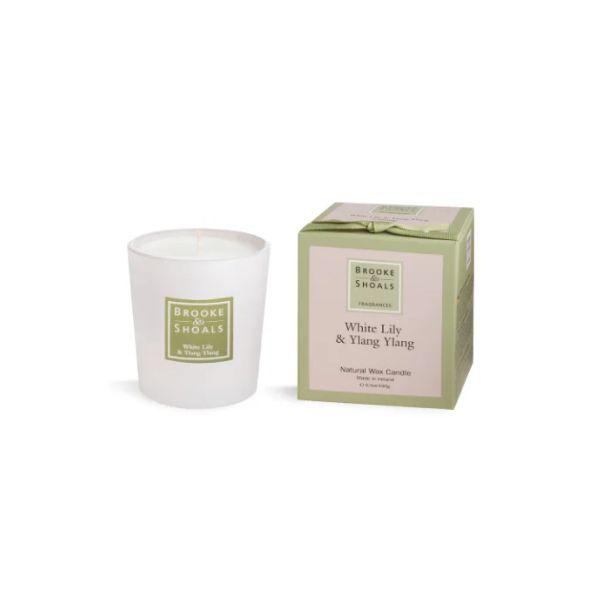 Brooke and Shoal White Lily and Ylang Ylang scented candle