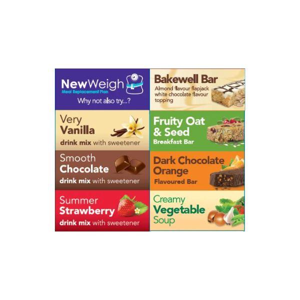 New Weigh Taster Selection - 7 products (4 shakes 3 bars)