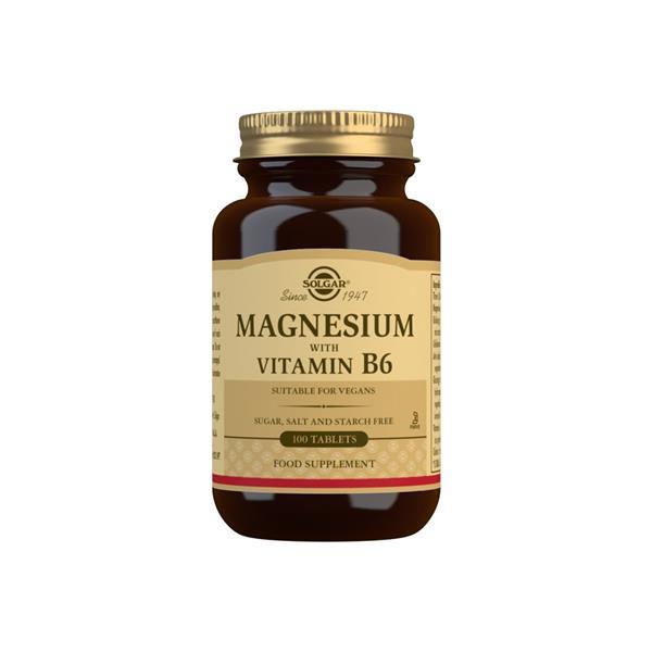 Solgar Magnesium With Vitamin B6 - 100 Tabs
