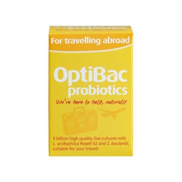 Optibac Probiotics for travelling abroad