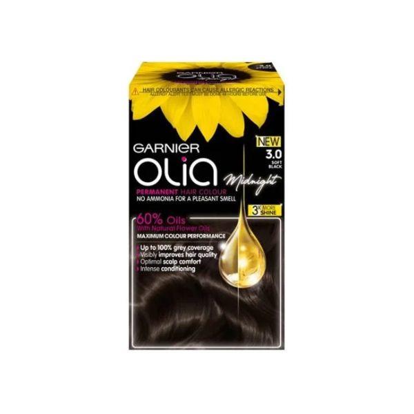 Garnier Olia Hair Colour-3.0 Soft Black