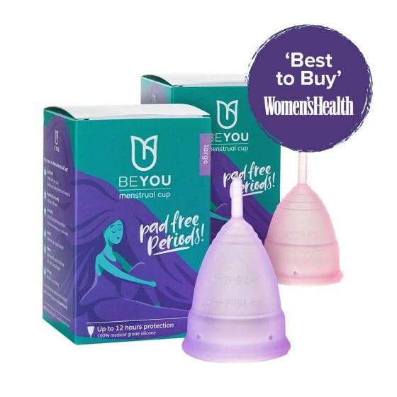 BeYou Menstrual Cups  - Two sizes