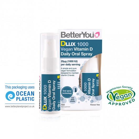 Better You Dlux 1000 Vegan Vitamin D Oral Spray