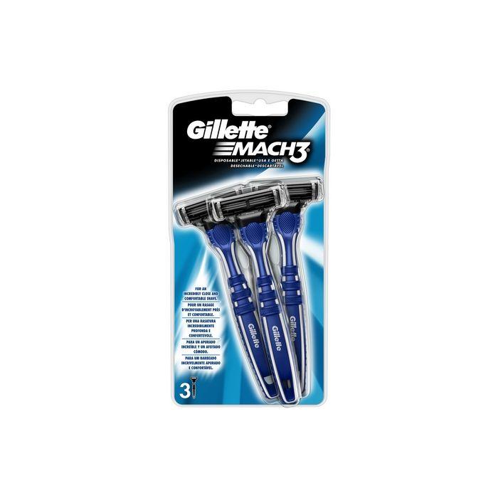 Gillette Mach 3 Disposable Razors - 3 pack