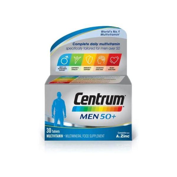 Centrum Men 50+ Multivitamin Tablets - 30 tablets