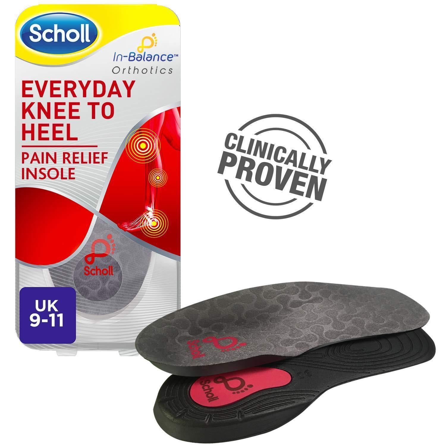 Scholl Everyday Knee to Heel Pain Relief Insoles