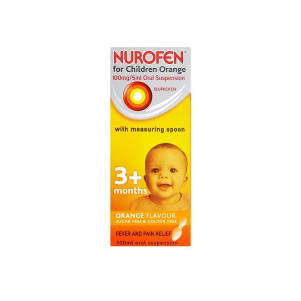 Nurofen For Children Orange Flavour
