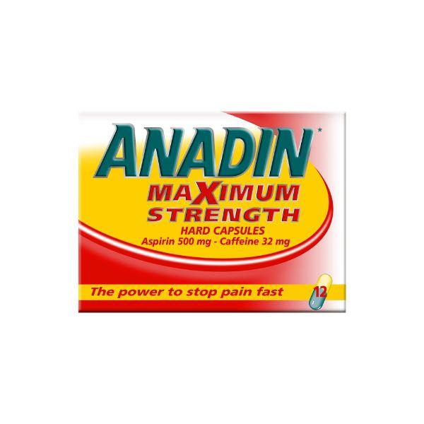 Anadin Maximum Strength Tablets 12
