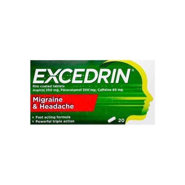 Excedrin Migraine and Headache Tablets 20s
