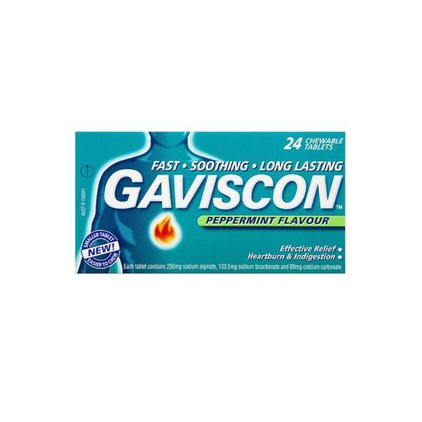 Gaviscon Chewable Tablets Peppermint