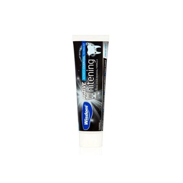 Wisdom Active Whitening Activated Charcoal Toothpaste