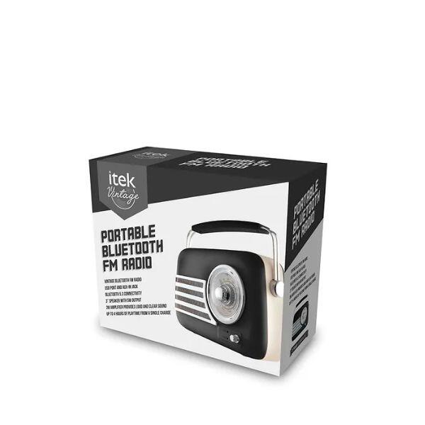ITEK Vintage Portable Bluetooth Radio