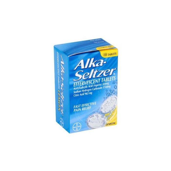 Alka Seltzer Effervescent Tablets Lemon