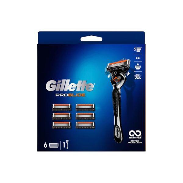 Gillette Proglide Razor with 6 Replacement Blades