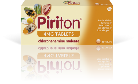 Piriton Allergy Relief Antihistamine Tablets Chlorphenamine 4mg 30s