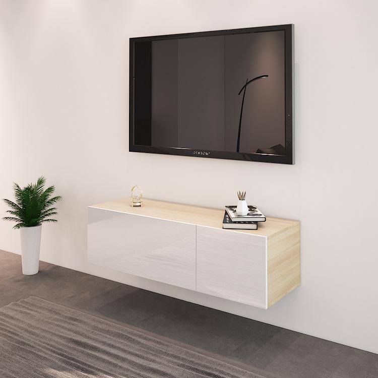  TV  Cabinet  Entertainment Unit  Floating  Wall  Mounted  TV  