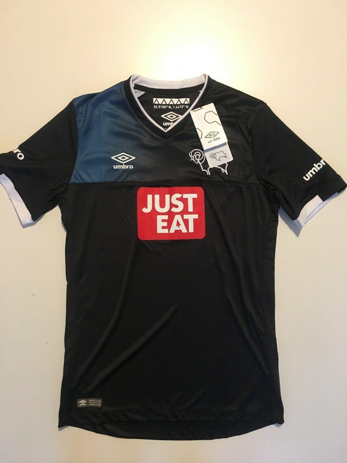 BNWT Derby County 2016/17 Home Football Shirt Size Adult Small 
