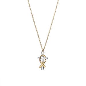 Cross and Fish Pendant