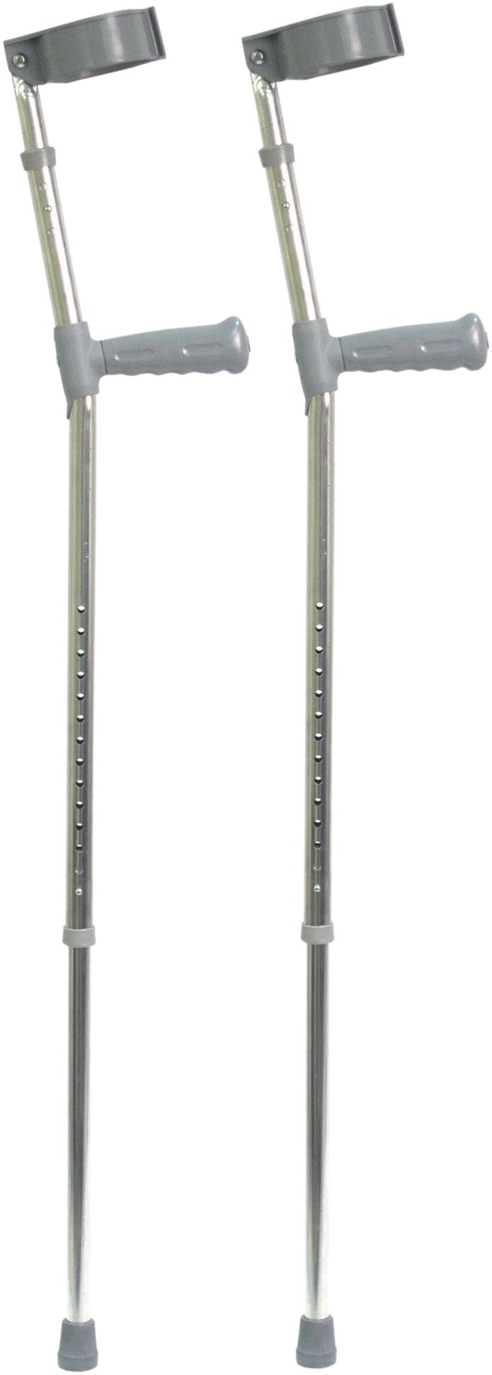 View PVC Handle Elbow Crutches Pair Large information