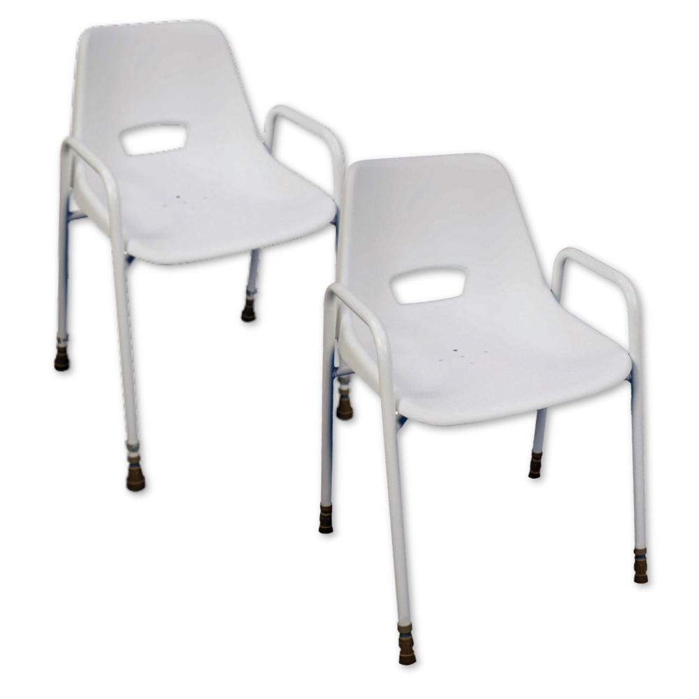 View Milton Stackable Portable Shower Chair Fixed Height information