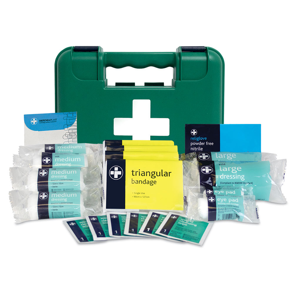 View HSE Masterchef Catering 10 Person Workplace First Aid Kit Titan Box information