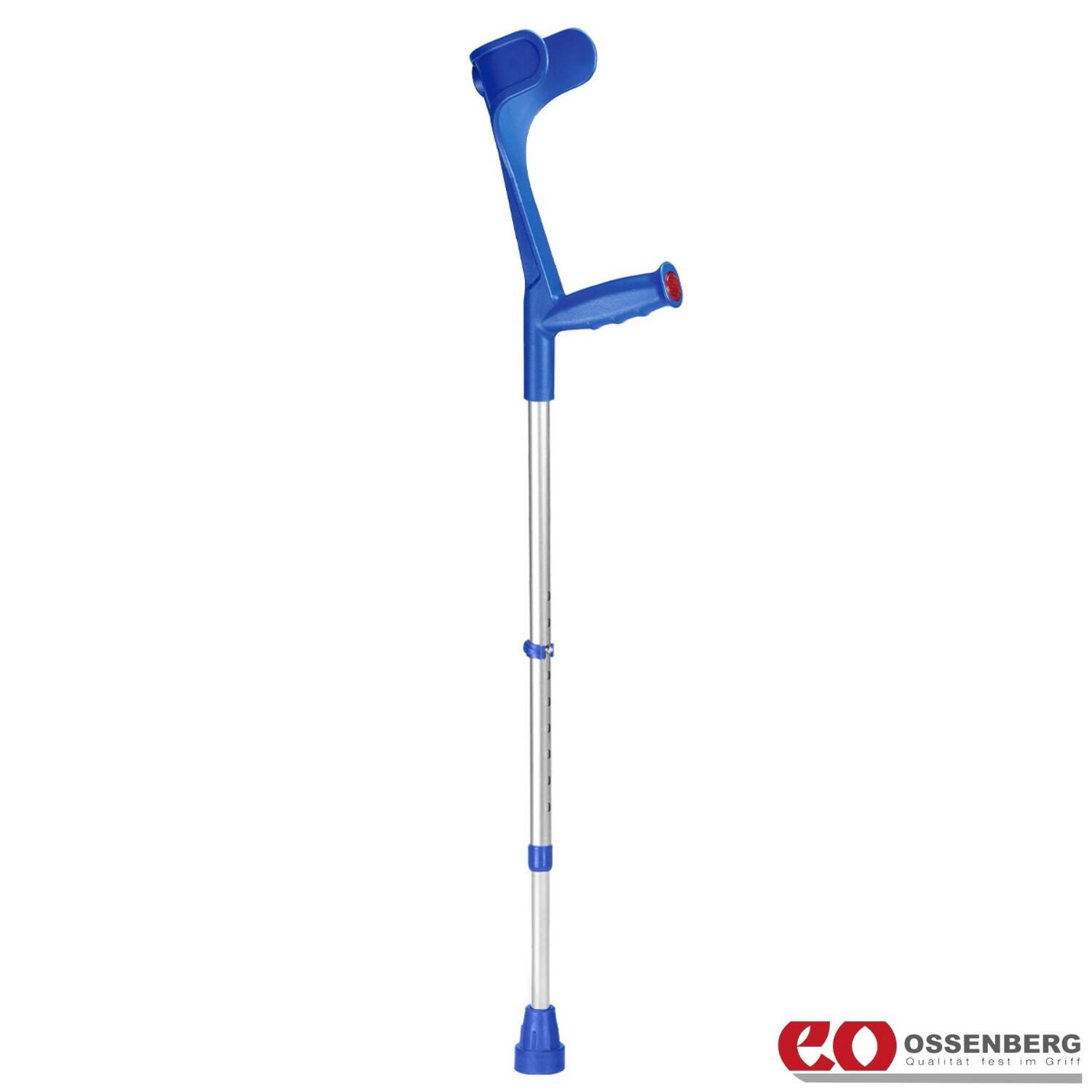 View Ossenberg Classic Open Cuff Crutch Blue information