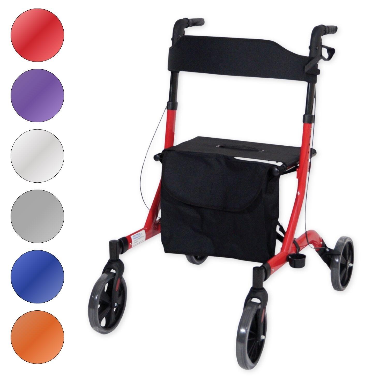 View Deluxe Ultra Lightweight Folding 4Wheeled Rollator information