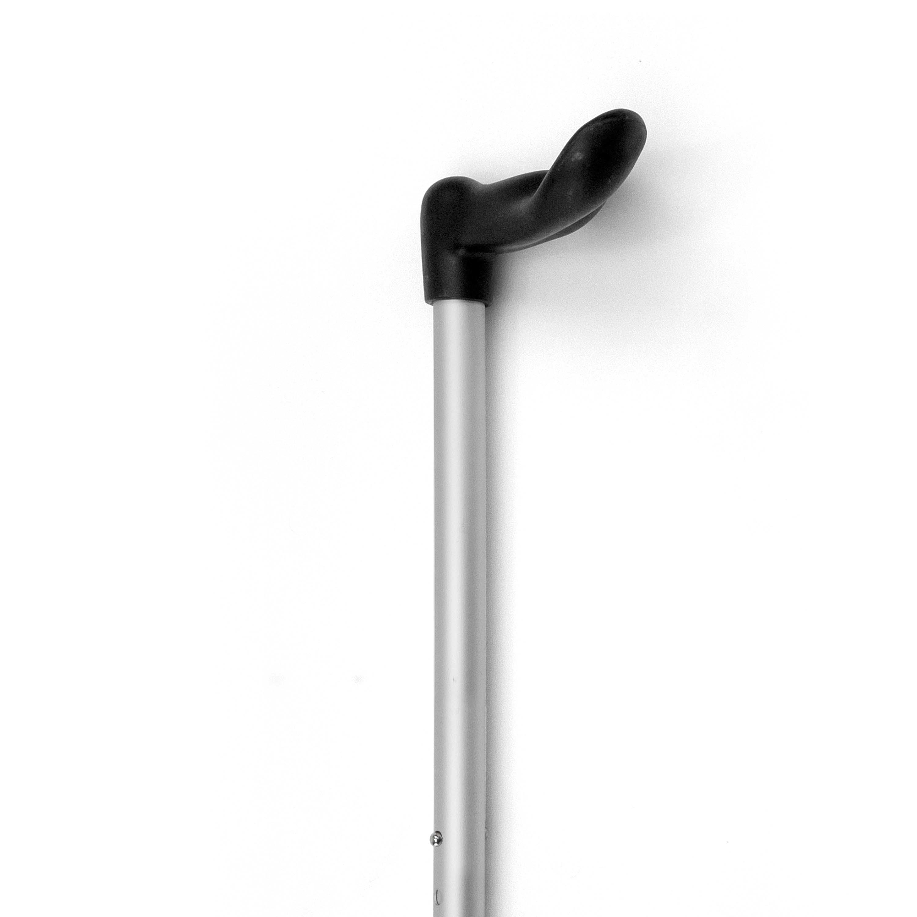 Vissco Folding Walking Stick Adjustable Height - L Shaped Handle Grip (PC  0921)