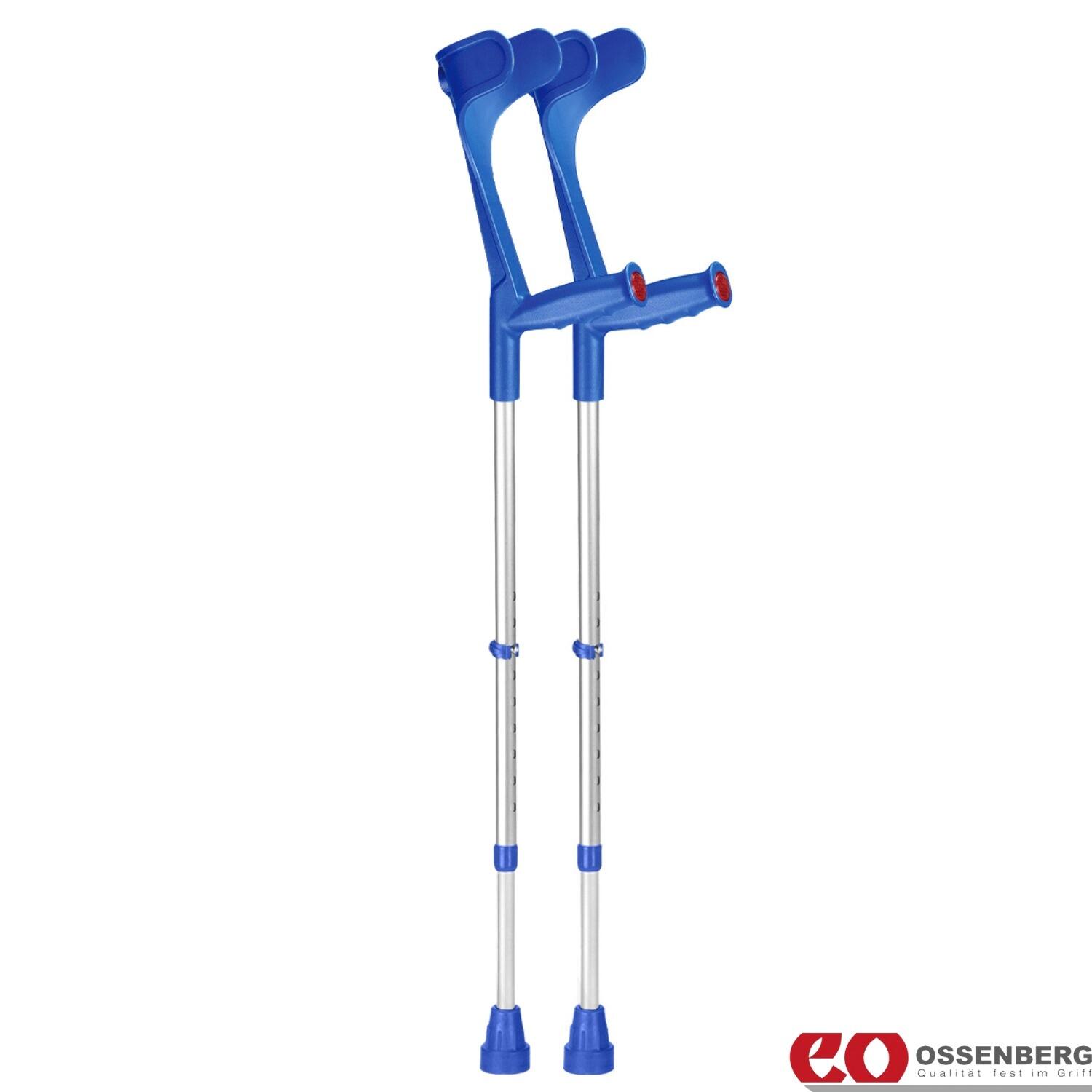 View Ossenberg Classic Open Cuff Crutches Blue information