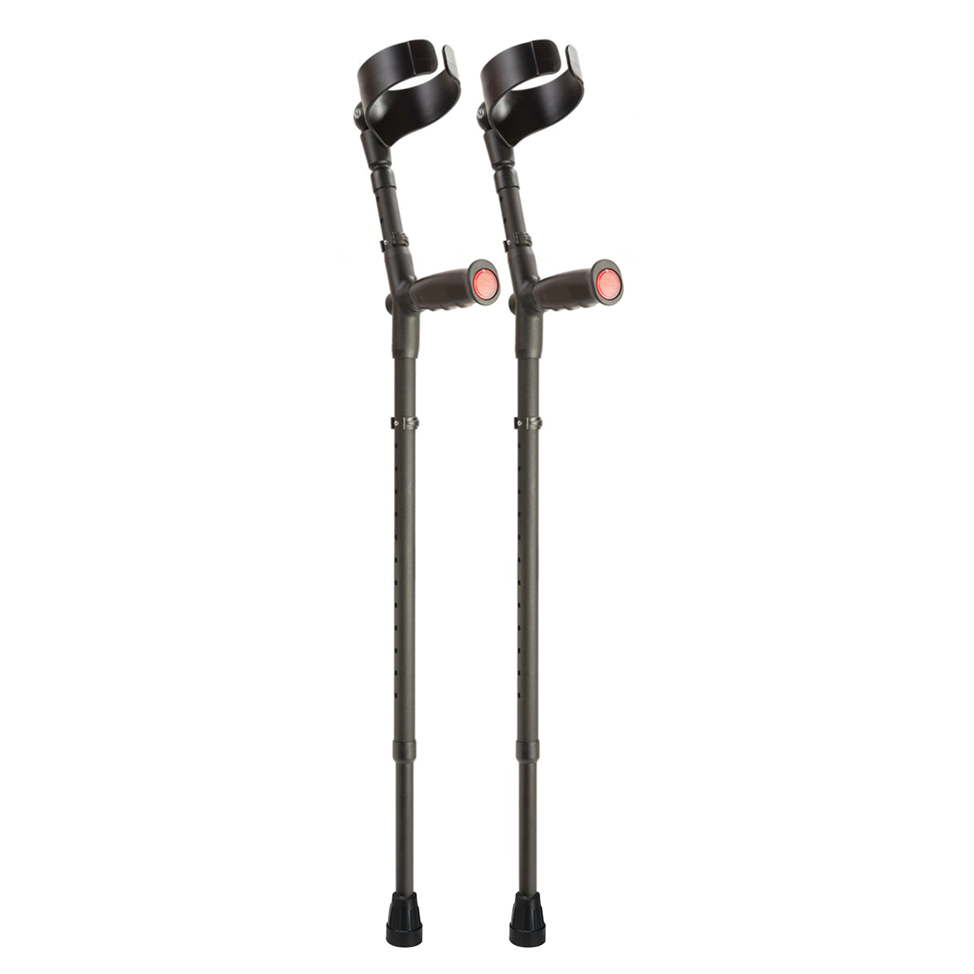 View Ossenberg Ergonomic Soft Grip Crutches Textured Black information