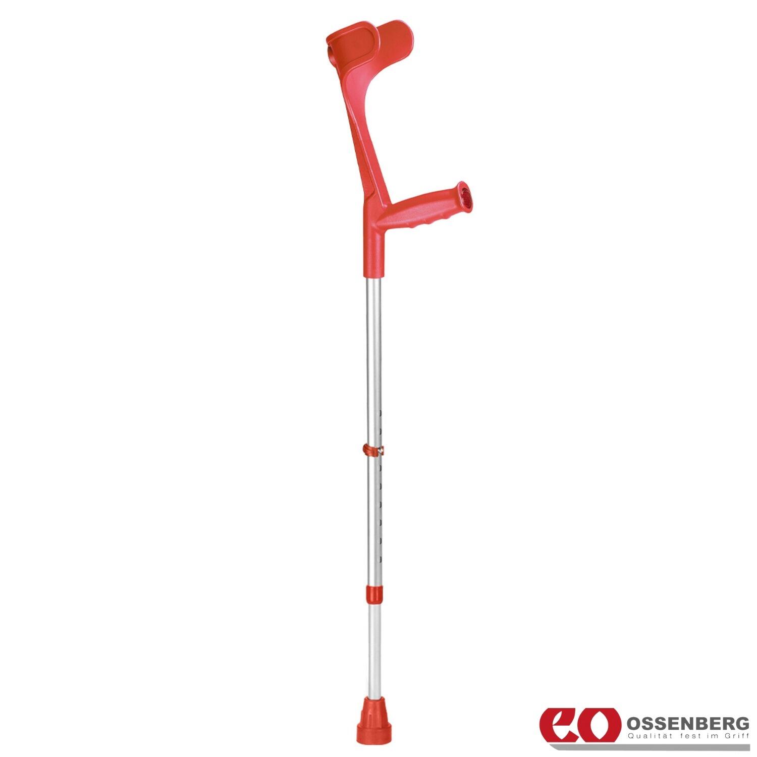 View Ossenberg Classic Open Cuff Crutch Red information