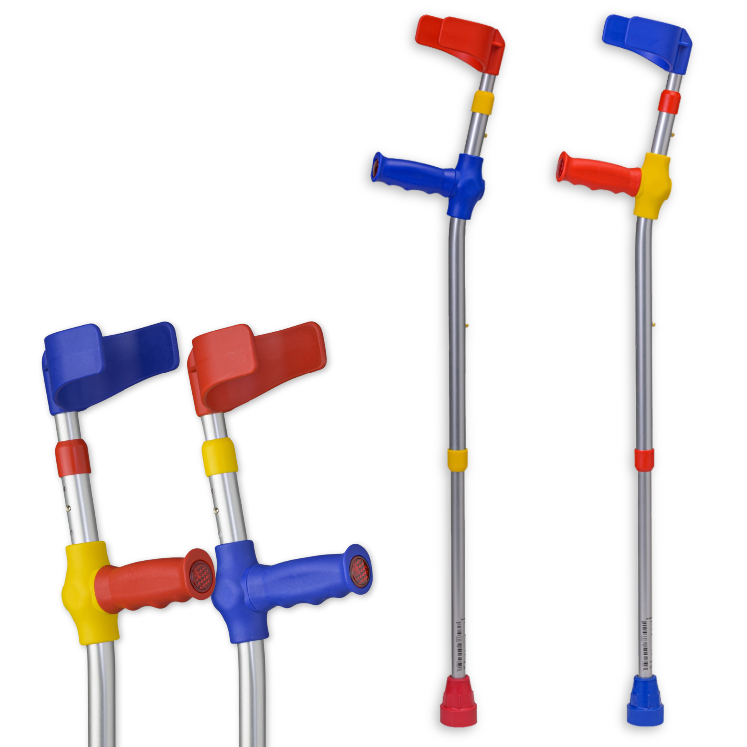 View Ossenberg Kids Crutches Pair Red information