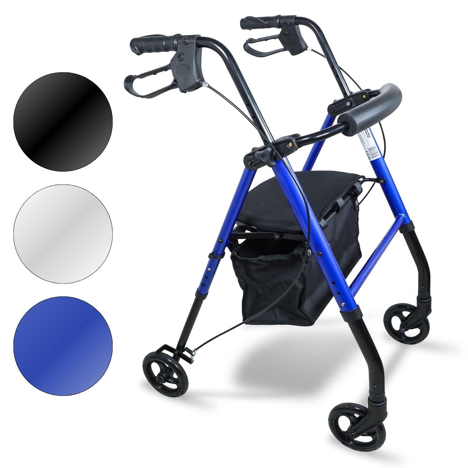 View Lightweight 4 Wheel Rollator with 6 Inch Wheels information