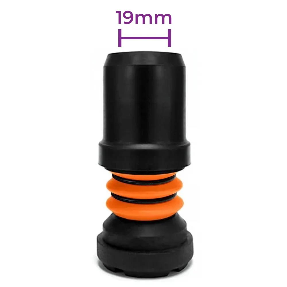 View Flexyfoot Shock Absorbing Crutch Ferrule Black 19mm information