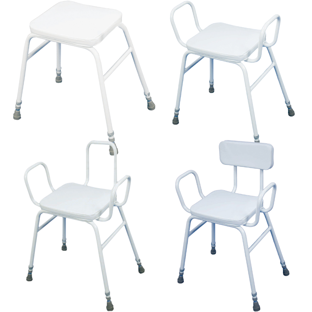 View Malling Perching Stool Padded Seat with Arms information