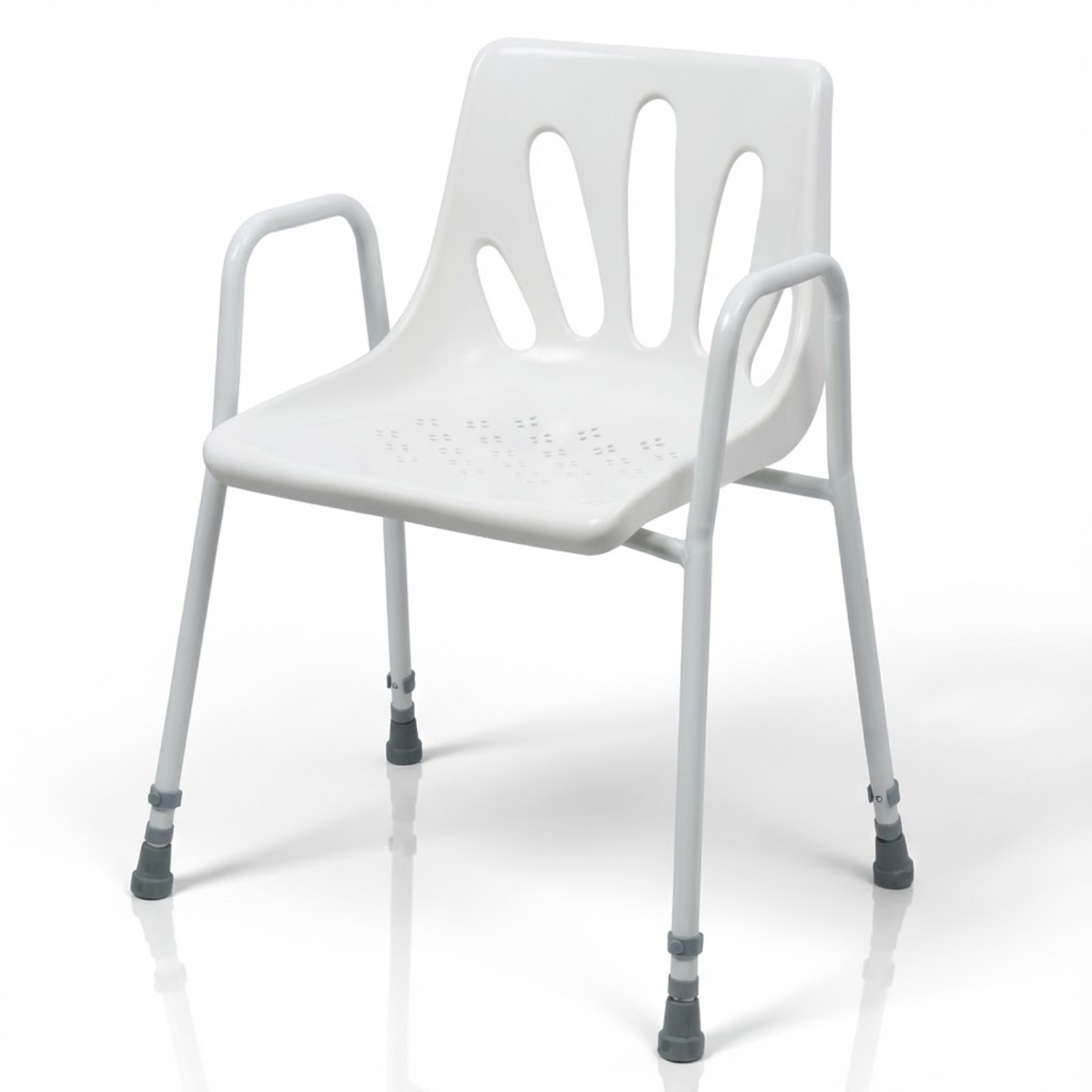 View Height Adjustable Stackable Shower Chair information