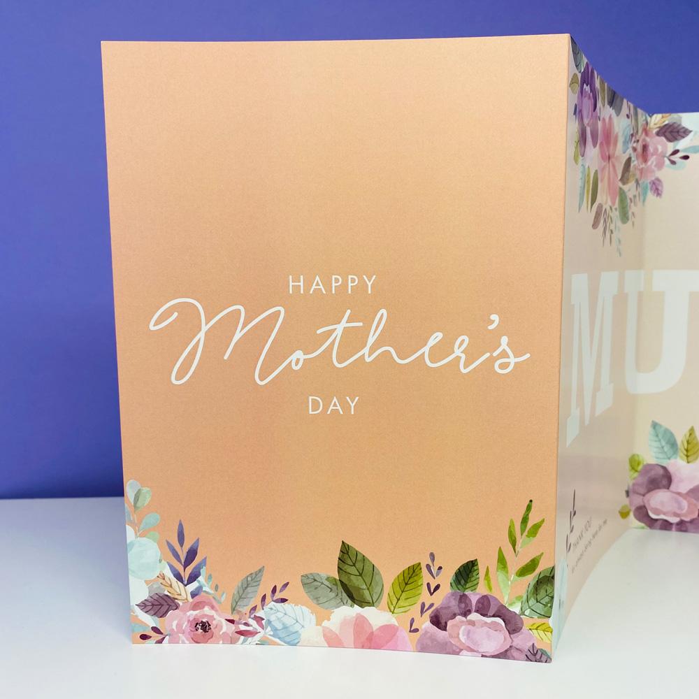 Floral design Personalised Mother's Day Card | Gifts for Mums